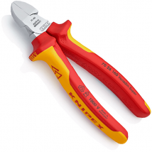 Pince coupante de côté isolée 1000 V VDE petit biseau Longueur 160 mm : Knipex 70 26 160