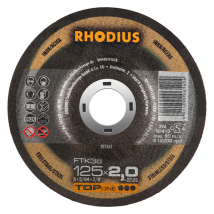 Disque à tronçonner pour inox FTK 38 Rhodius 125 x 2 x 22.23 mm 207441