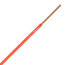 Fil électrique H07VU - pour installations domestiques 16A - 1 x 1.5 - Rouge - 100 m 10026382