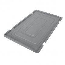 Couvercle polypropylène 400x600x20 mm bac de manutention 600x400 mm Viso