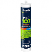 Mastic multi-usages colle et joint - Bostik MSP 107 Brun - cartouche 290 MLT