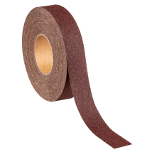Rouleau abrasif à poncer - SPBR Rhodius - 40 mm x 25 m - grain 80