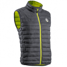 Gilet sans manches matelassé - Kuma - gris et jaune - Taille 2XL