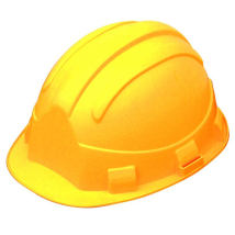 Casque chantier Opale jaune garniture 20cm 6 points ancrage Taliaplast