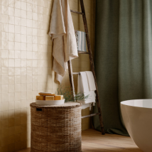 Faïence murale brillante effet Zellige - Mélange Ragno