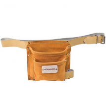 Poche clous cuir ceinture 2 poches 3 porte-accessoires Jouanel