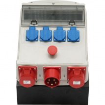 Coffret chantier 30 mA prolongateur 2m H07 5G2.5 : CC42AUR25G2.5 Ceba CC42AU R2 5G2.5