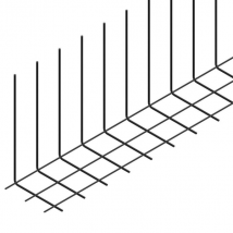 Semelle à bancher E25 - 70,0 CM x 35,0 CM - 3 fils de 8 MM - longueur 4,00 M