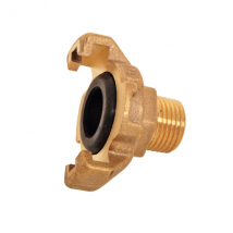 Raccord express mâle collerette joint tuyau arrosage 26x34 Fitt Laiton