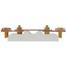 Barrette de mesure Debflex - 2 cosses - Câble de terre 25mm² - Porcelaine