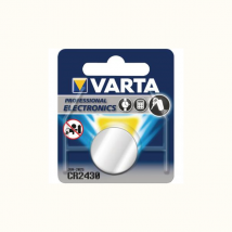 Pile Bouton Lithium pile électronique CR2430 - 3V Varta 06430101401