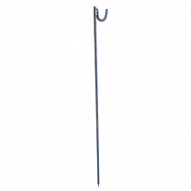 Piquet porte lanterne en acier pour la délimitation de chantier - Ø 14 mm - 1,3 ml