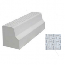 RACCORD T2/QUAI-BUS (DROITE) 1 ML - BETON BLANC