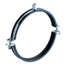 Collier serrage isolé gaine ventilation Erico Tige M8/M10 Ø 200 mm x15