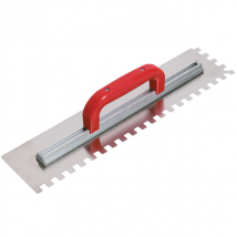 Peigne à colle de carreleur Taliaplast - dents carrées 12mm - 49x11,5cm
