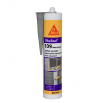Mastic silicone neutre menuiseries SikaSeal 109 Gris 300 ml