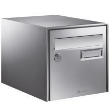 Boîte aux lettres Decayeux Loft Inox double face goulotte antivol 125250