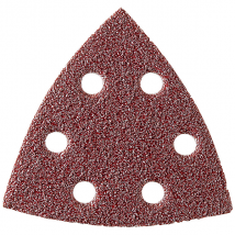 Patin auto-agrippant Sidamo forme delta 93 mm grain 80 6 trous lot de 5