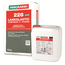 Mortier souple d'imperméabilisation - Lankolastic 228 - Kit de 28,8 KG