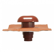 Chapeau de ventilation multi-diamètres MEP en PVC moustiquaire CVC125T