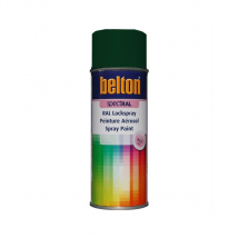 Peinture Belton aérosol SpectRAL brillante RAL 6005 Vert Mousse 400 ml