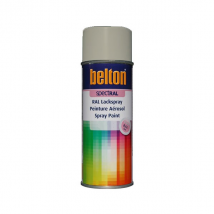 Peinture Belton aérosol SpectRAL brillante RAL 7032 Gris Silex 400 ml