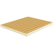 Dalle Lisse Slyboard R=3,7-Ep=80mm- Paq : 1,2m²x6 = 7,2m²-Chantier