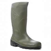 Bottes de sécurité et de pluie - PVC - Dunlop Devon Safety - Vert Kaki - Taille 41
