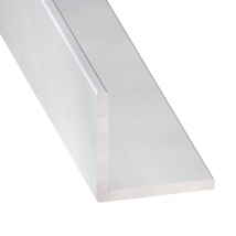 Cornière égale - Aluminium anodisé incolore - 10 x 10 mm - épaisseur 1 mm - longueur 2.5 m CQFD 2007-5320-25