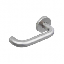 Poignée intérieure arrondie avec retour Vachette LC2 - inox - carré 7 mm
