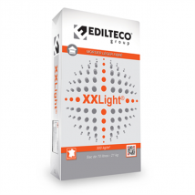 Mortier XXLight léger prêt à l'emploi thermo-acoustique et fibré Edilteco - Sac de 70 L