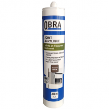 Mastic acrylique joint et fissure Obra - cartouche de 300 ml
