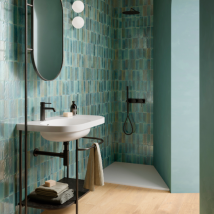 Carrelage effet zellige Gleeze Glossy - 20,0 CM x 7,5 CM - Turchese