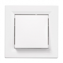 Va-et-vient Schneider Asfora complet - blanc - 10 A - 230 V