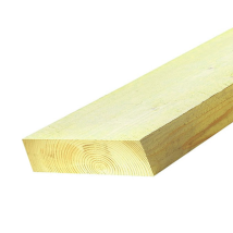 Demi-bastaing en sapin de France - Traité classe 2 - 250 MM x 38 MM - longueur 4,00 M