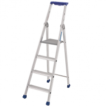 Escabeau marchepied 8 marches Maxibat Tubesca Hauteur 2,89m Aluminium
