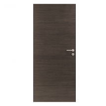 Porte aspect bois à veinage horizontal - Verso Structura - Main droite - 203.6 CM x 83 CM - Anthracite