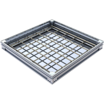 TRAPPE ACO UNIFACE ALUMINIUM 500X500MM H70MM M125 / 600KN