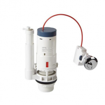 Mécanisme de chasse d'eau WC universel - Double chasse