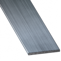 Profilé plat acier étiré vernis CQFD - 20 x 2 mm - longueur 1 mètre 2001-61925