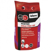Mortier colle professionnel collage carrelage Edilis Sac 5 kg Blanc