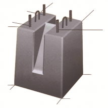 MASSIF CANDELABRE ALSACE 40X40X90