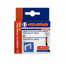 1000 Agrafes pour marteau agrafeur Puncher 14 mm Edma 231955