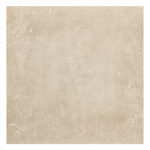 Carrelage de sol intérieur Ciment effet béton - Beige - 45,5 CM x 45,5 CM x 8 MM