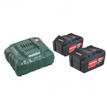 Pack de 2 batteries Li-Power 18 V/4,0 AH et chargeur ASC 55 Metabo 685050000