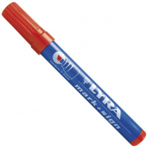 Marqueur indélébile Lyra Mark+Sign biseau rouge | Quincaillerie Pro