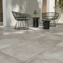 Carrelage intérieur effet pierre en grès cérame - Château - 80,0 CM x 80,0 CM - ép. 9,00 MM - Gris