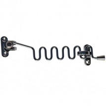 Entrebâilleur en serpentin métallique pour fenêtre Abus EFS - alu chromé