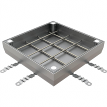 TRAPPE ACO UNIFACE ACIER INOXYDABLE 300X300MM H70MM C250 / 400KN