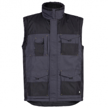 Gilet sans manche Ali North Ways déperlant 8 poches gris noir taille M